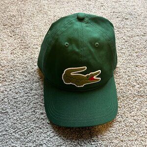 NWT Lacoste dad hat (GREEN)